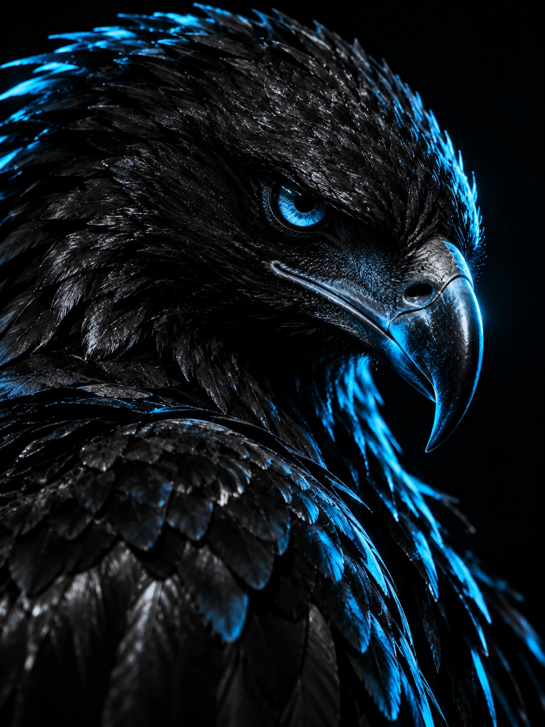 Electric Blue Apex Eagle